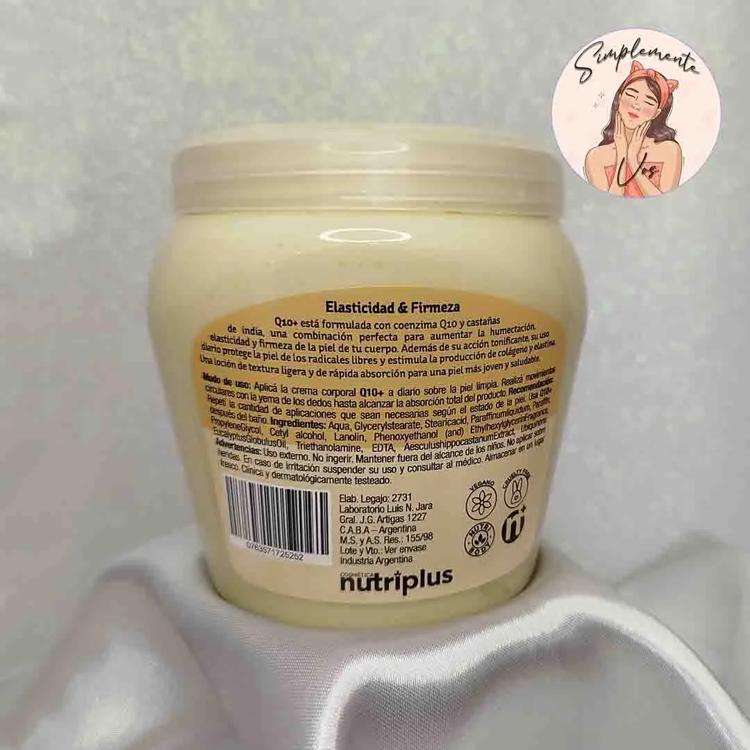 Crema Corporal Reafirmante Q10 - Image 2