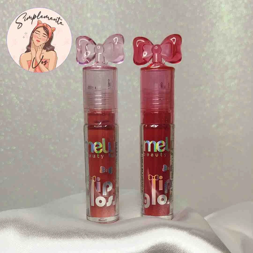 Lip Gloss con moño de Mely Beauty
