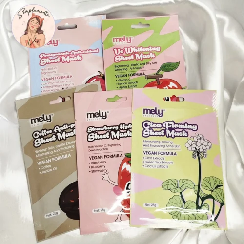 Mascarillas Faciales Mely – Fórmula Vegana