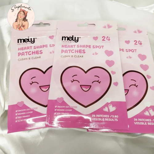 Mely Skincare – Heart Shape Spot Patches (24 unidades)