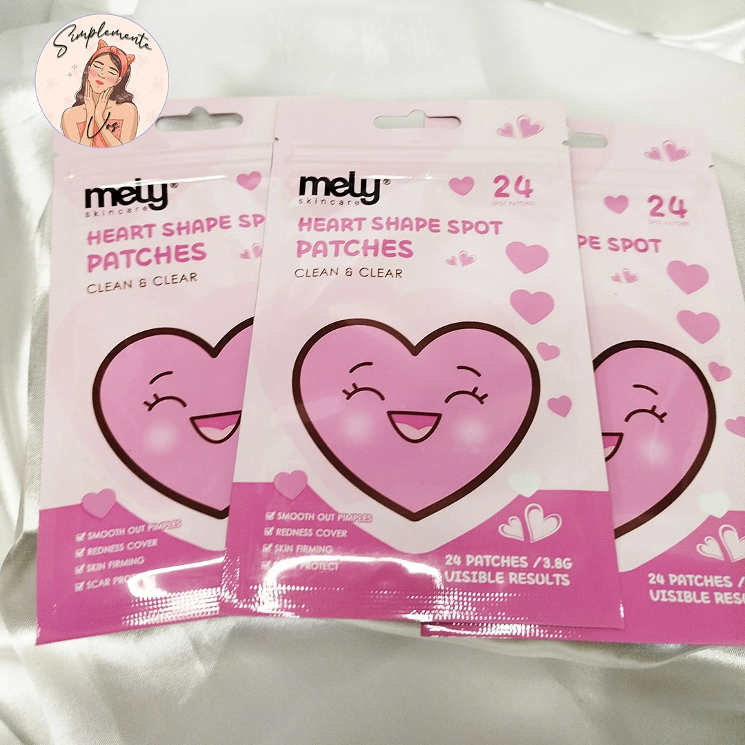 Mely Skincare – Heart Shape Spot Patches (24 unidades)