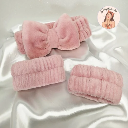 Set Mia vincha + muñequera